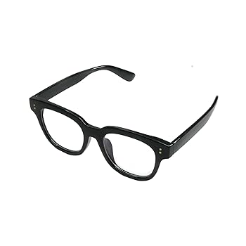 Amazon | [meSmart] （富士山眼鏡） 太セル 黒縁 ファッション